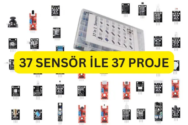 Arduino 37 Sensör Seti ile 37 Proje